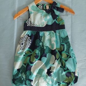 (Dress)Cherokee's Blue,Green,White and Black Dress|Size:"5T"